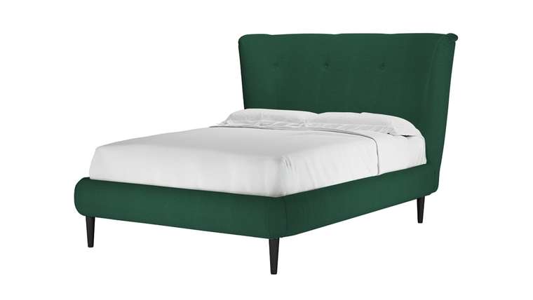 Кровать Дублин 140х200 зеленого цвета