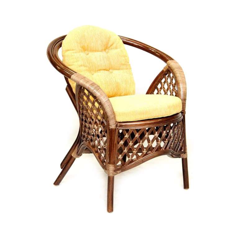 Кресло Melang из ротанга с мягкой подушкой 