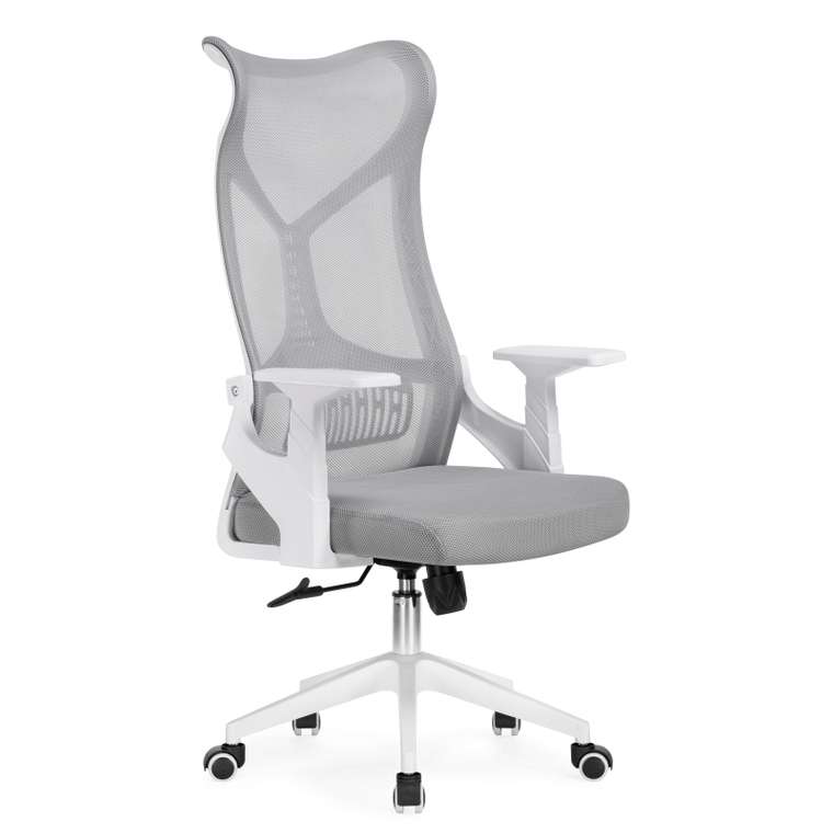 Офисное кресло Klif серо-белого цвета