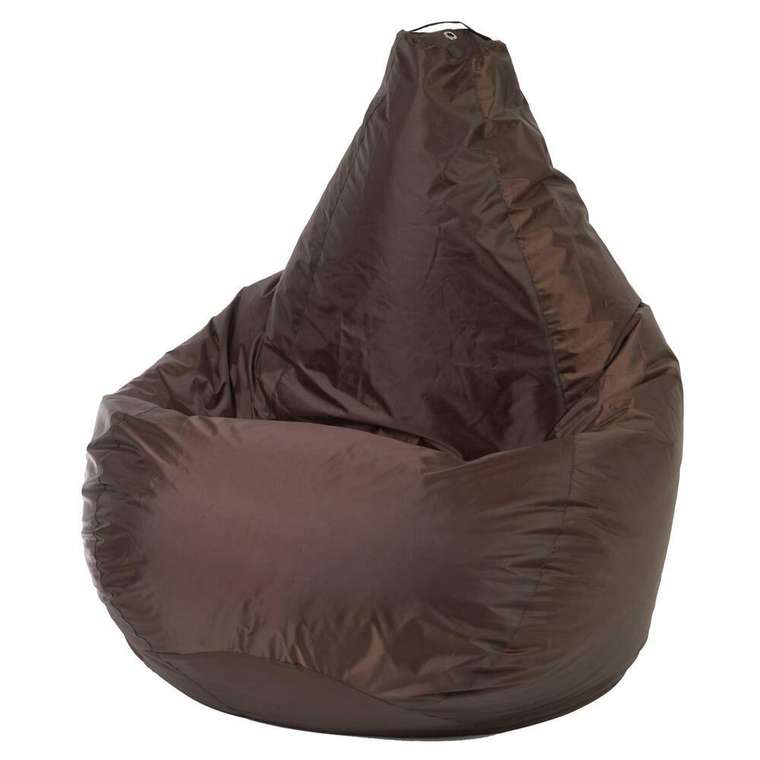 Кресло-мешок L коричневого цвета (оксфорд)