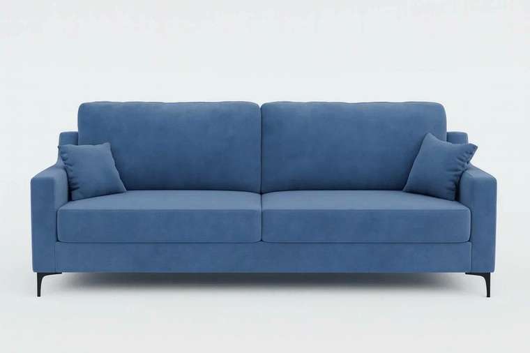 Диван-кровать Мендини синего цвета