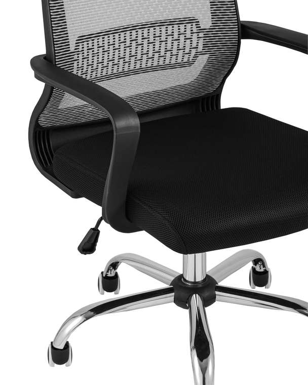 Кресло офисное Top Chairs Style серого цввета