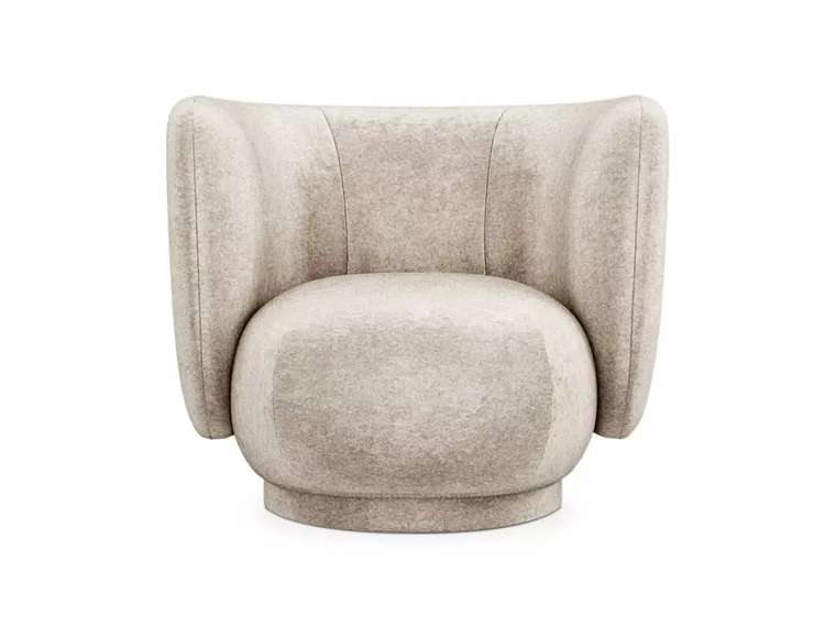 Кресло Lucca бежевого цвета 