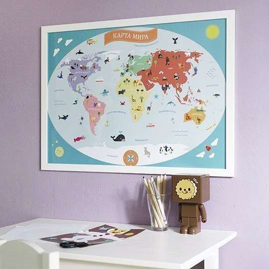 Постер 'Карта Мира'