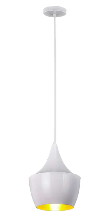 Подвесной светильник Balina fat белого цвета