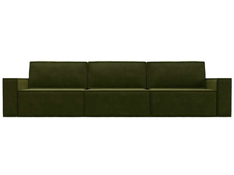 Прямой диван-кровать Куба лонг зеленого цвета