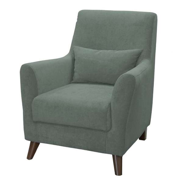 Кресло Либерти серо-зеленого цвета