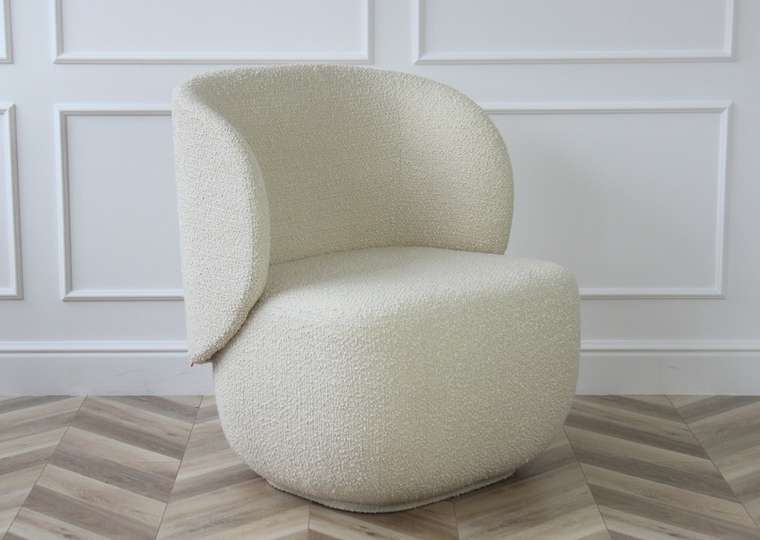 Кресло E5.1 молочного цвета