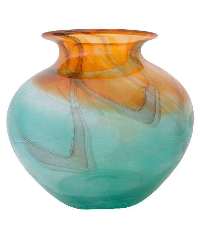 Настольная ваза Alice Round Glass Vase из стекла