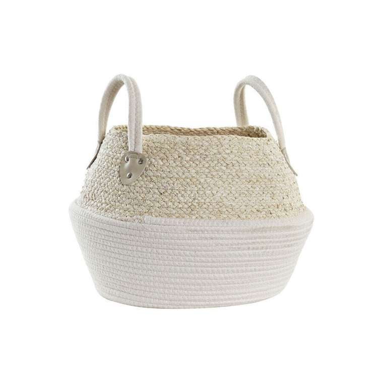 корзина DKD Home Decor 37 x 37 x 25 cm Натуральное волокно
