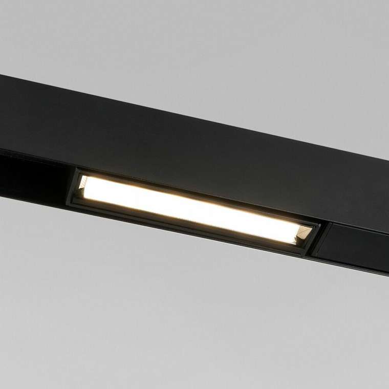 Трековый светильник Slim Magnetic WL01 черного цвета