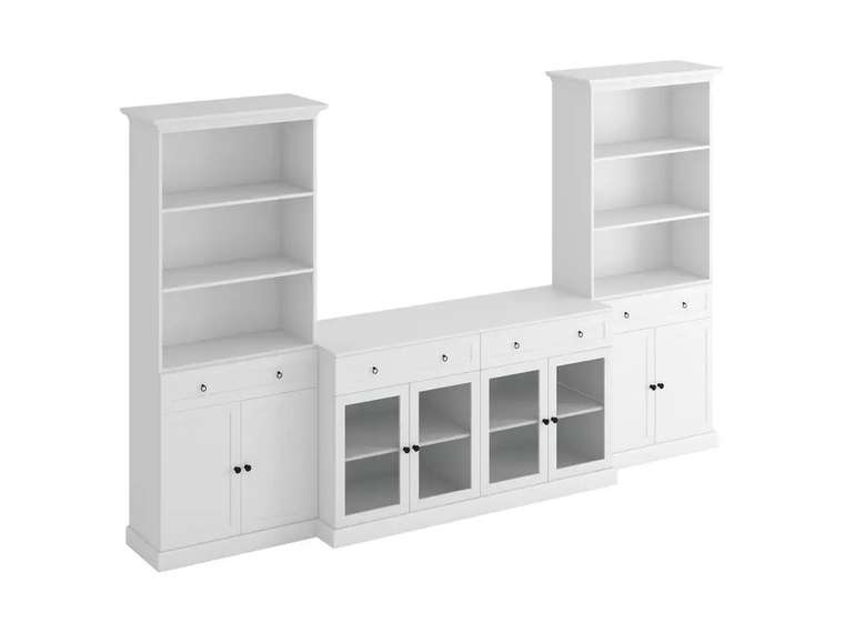Композиция для гостиной Caprio g4 белого цвета