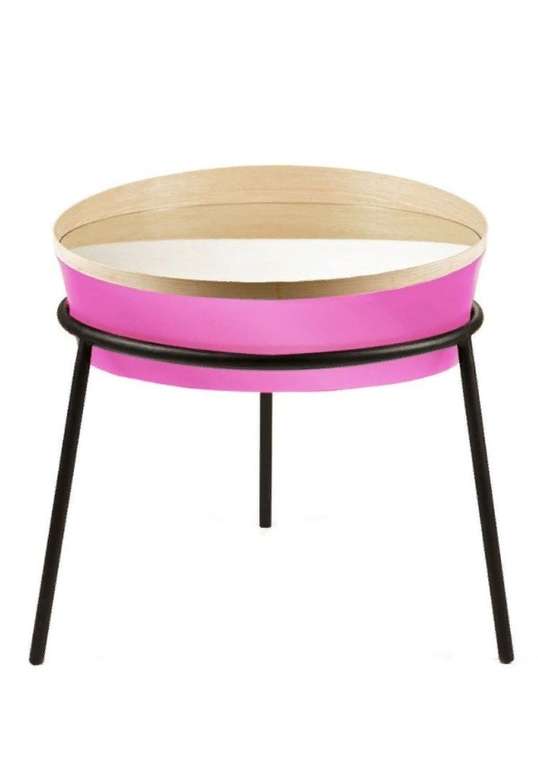 Кофейный столик Tren розового цвета