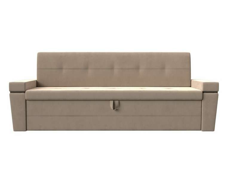 Прямой диван-кровать Деметра бежевого цвета