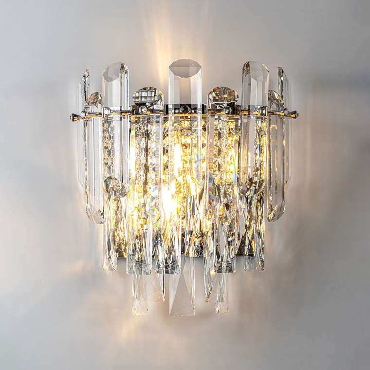 Настенный светильник ML.7088.290 CR (хрусталь, цвет прозрачный)