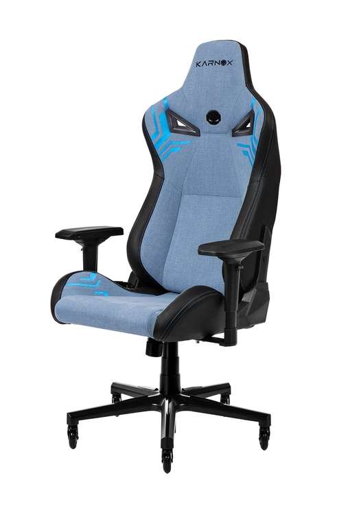 Премиум игровое кресло Legend серо-голубого цвета
