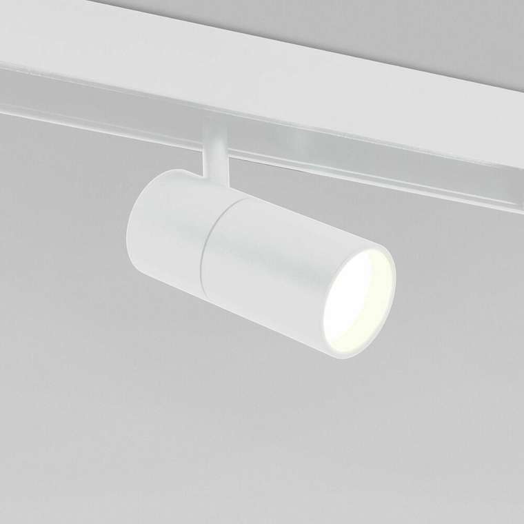 Трековый светильник Slim Magnetic R01 белого цвета