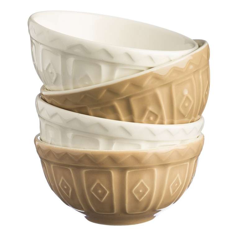 Набор из четырех чашей Cane из керамики 