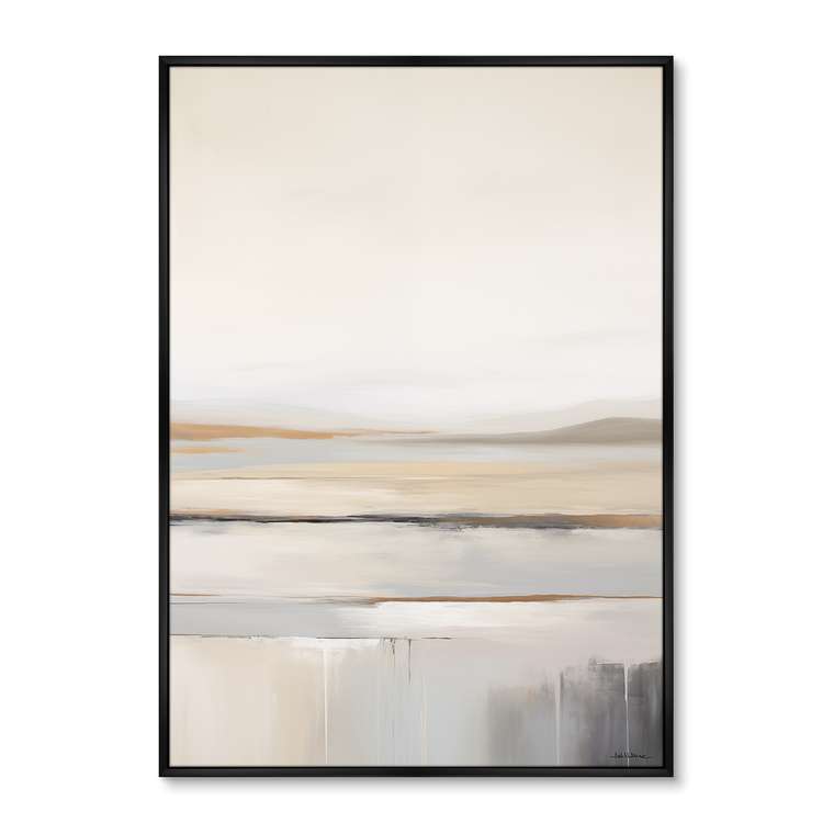 Репродукция картины Landscape collection, Salt lake, No 1, 2024г.