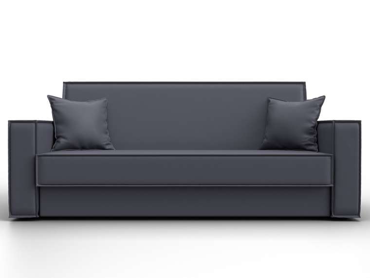 Диван-кровать Куба серого цвета (экокожа)