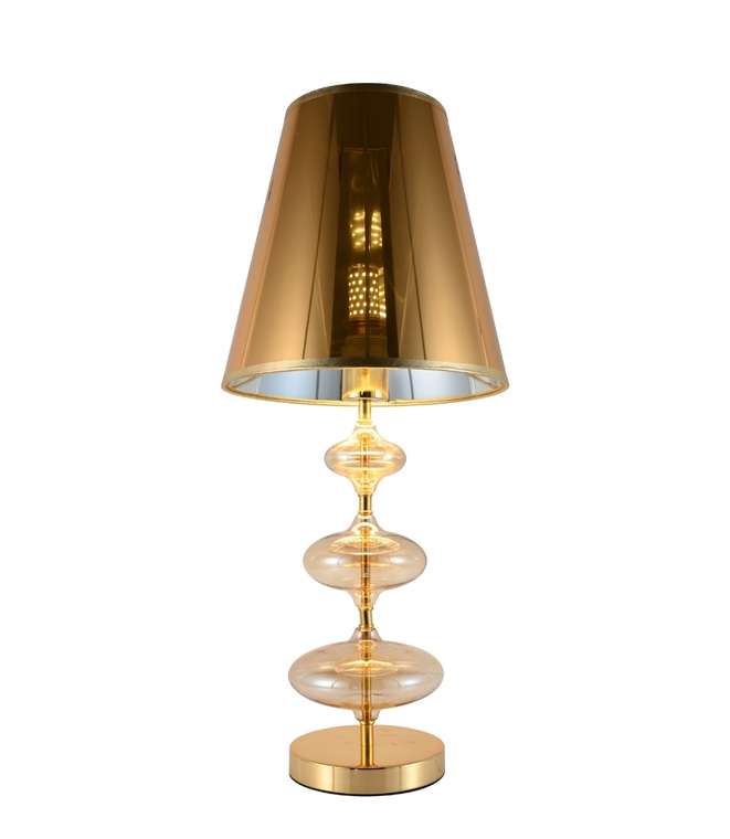 Настольная лампа Veneziana золотого цвета