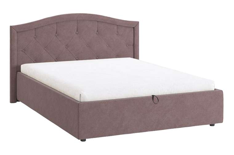 Кровать Верона 2 140х200 пурпурного цвета с подъемным механизмом 