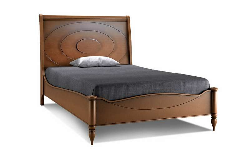 Кровать Офелия 120х200 коричневого цвета без основания