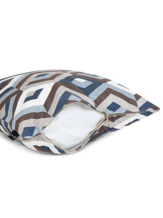 Декоративная подушка Еscada ocean сине-коричневого цвета