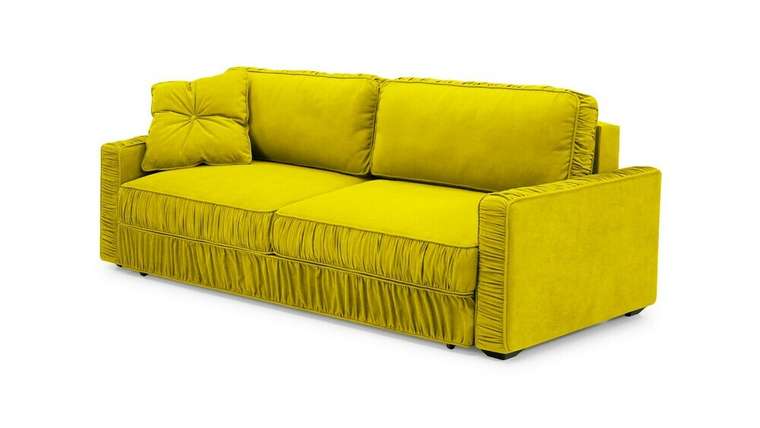 Диван-кровать Бруно желтого цвета