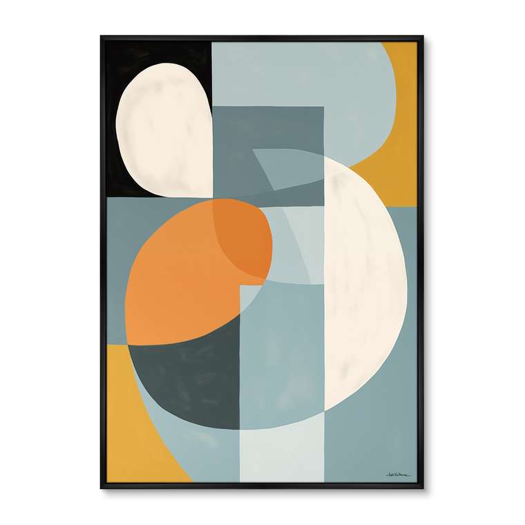 Репродукция картины Spatial form of colors, No 1, 2024г.