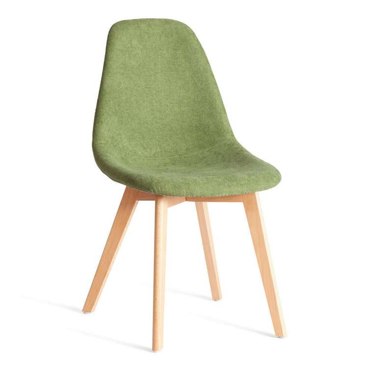 Комплект из четырех стульев Cindy Soft зеленого цвета