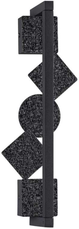 Настенный светильник Odeon Light Geos 6692/7WL HIGHTECH черный/фактура crack ice/металл/акрил поворотный IP20 LED 7W 184Лм 3000K