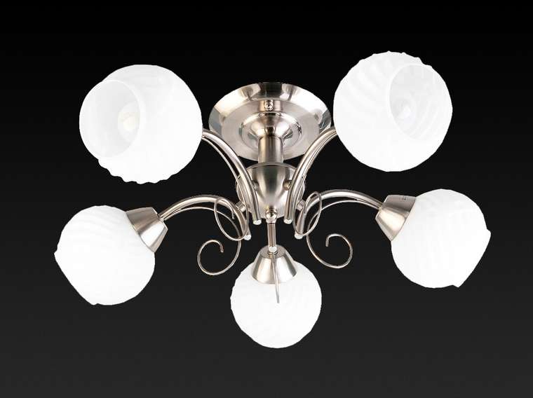 Потолочная люстра Dana TL3560X-05SN (стекло, цвет белый)