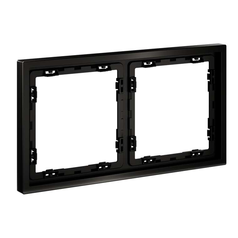 Рамка металлическая на 2 поста, S70 Metal (антрацит)