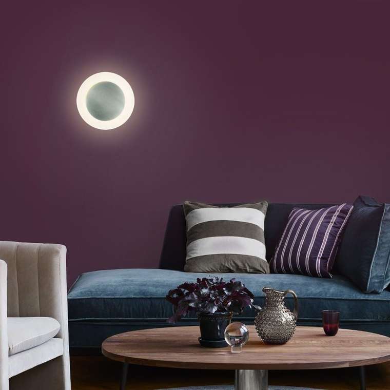 Настенный светодиодный светильник Around LED 40140/1 LED серебро