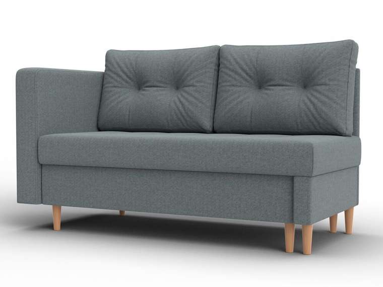 Кушетка-диван Лига-098 серого цвета