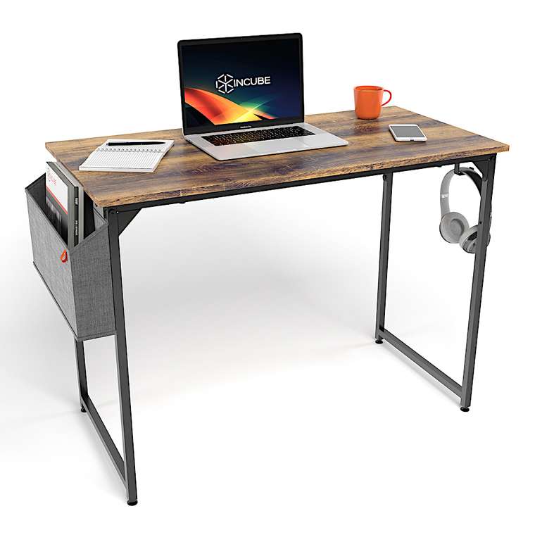 Офисный стол D002 160 бежево-коричневого цвета