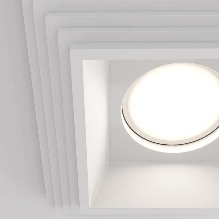 Встраиваемый светильник Technical DL005-1-01-W-1 Gyps Modern Downlight