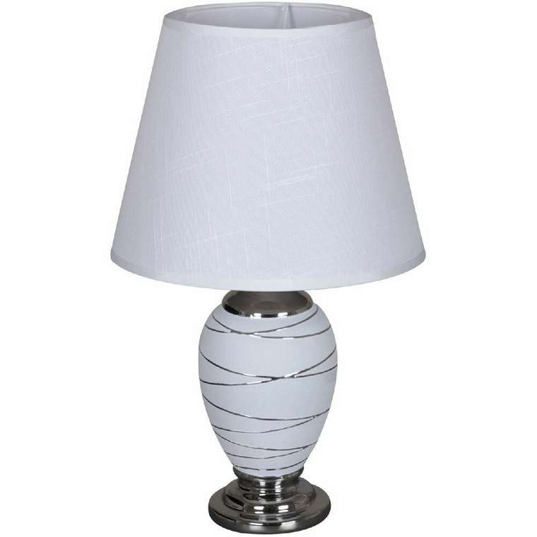 Настольная лампа 30335-0.7-01 (ткань, цвет белый)