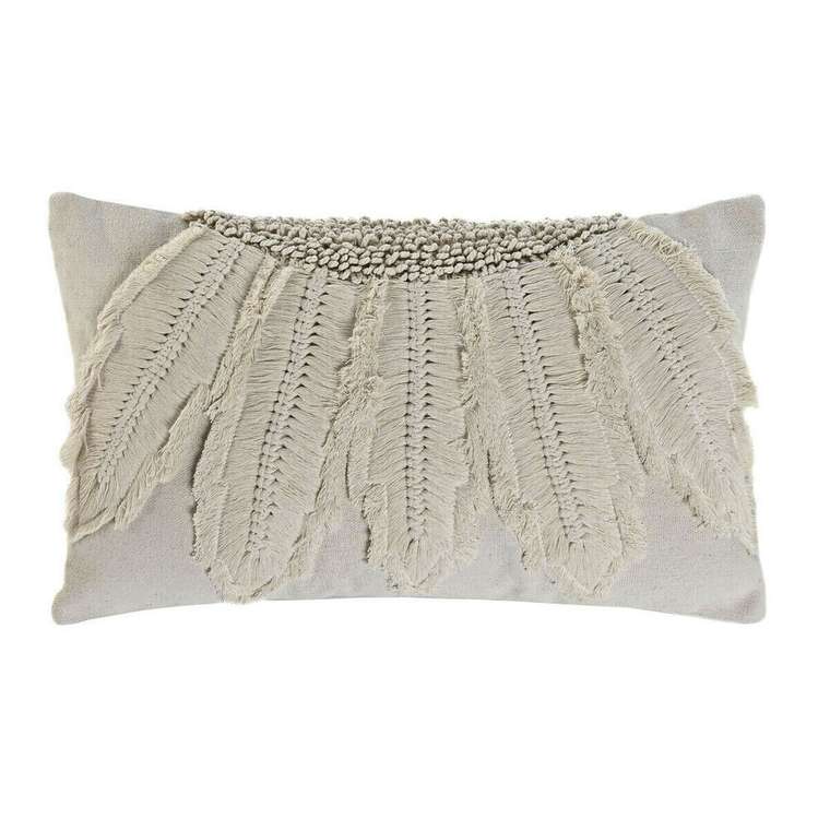 Подушка Boho 30х50 бежевого цвета