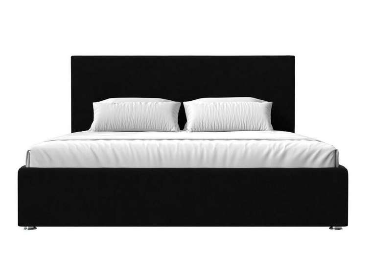 Кровать Кариба 180х200 черного цвета с подъемным механизмом