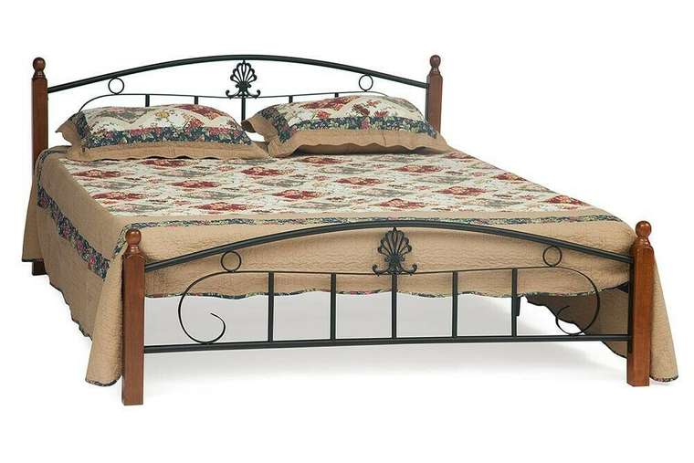 Кровать Румба 160х200 на деревянных ножках