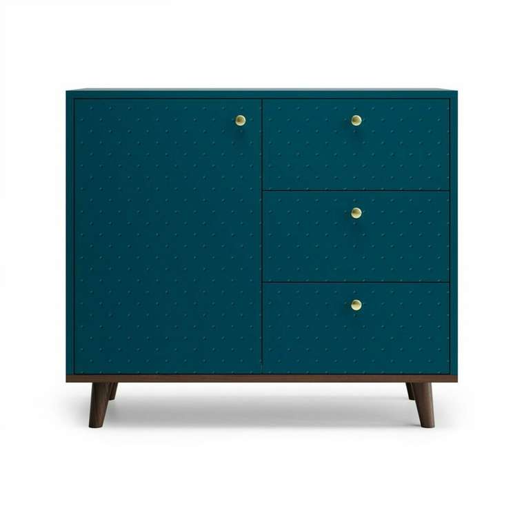Комод Twin TW029 синего цвета