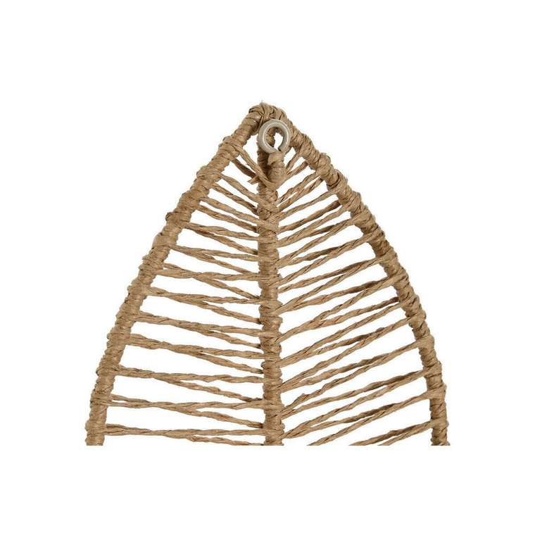 Настенная вешалка Натуральный Джут Металл 12 x 4 x 26 cm