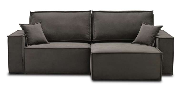 Угловой диван-кровать Тейлор коричневого цвета