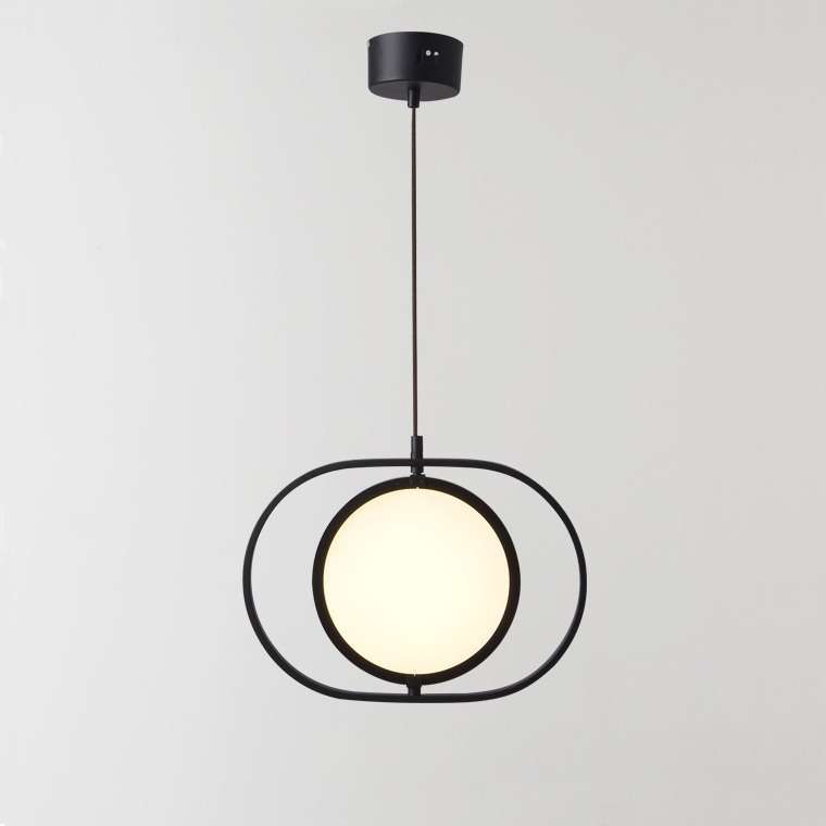 Подвесной светильник Arvet черно-белого цвета