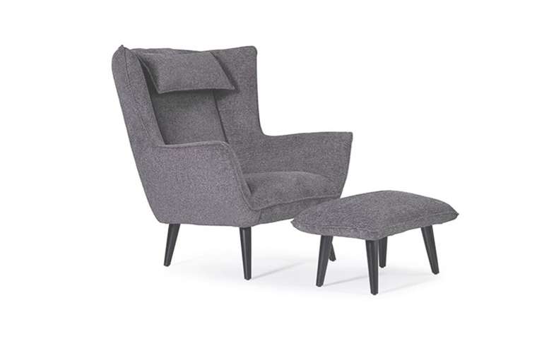 Кресло Sofy Armchair серого цвет