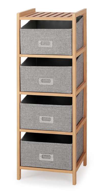 Стеллаж REG-10 бежево-серого цвета