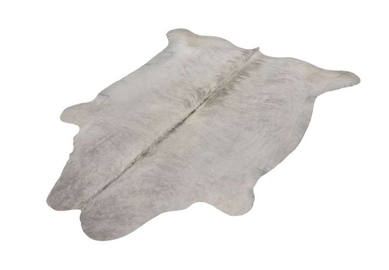 Шкура коровы натуральная Cowhide 200х230 серого цвета