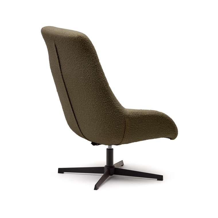 Вращающееся кресло Celida темно-зеленого цвета